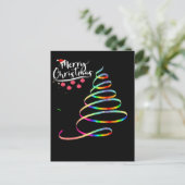 Carte Postale Sapin de Noël (Debout devant)