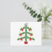 Carte Postale Sapin de Noël (Debout devant)