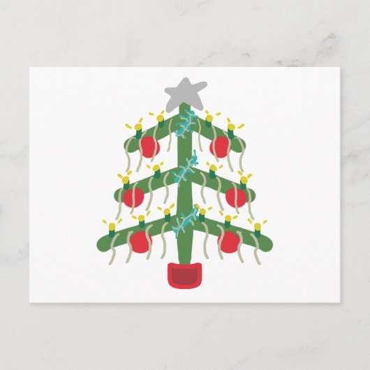 Carte Postale Sapin de Noël (Devant)