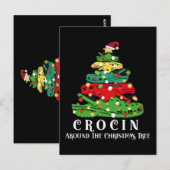 Carte Postale sapin de Noël (Devant / Derrière)