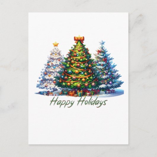 Carte Postale sapin de Noël (Devant)