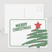 Carte Postale Sapin de Noël (Devant / Derrière)