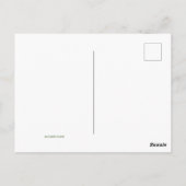 Carte Postale Sapin de Noël Simple - Vert Rouge Blanc - Trippy (Dos)