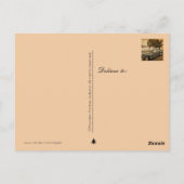 Carte Postale Sapin de Noël Vintage dans une voiture (Dos)