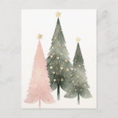 Carte Postale Sapins de Noël (Devant)