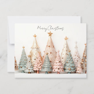 Carte Postale Sapins de Noël