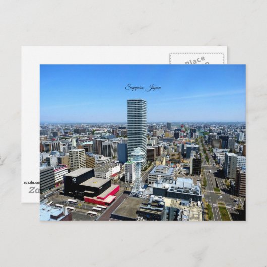 Carte Postale Sapporo, Japon (Devant / Derrière)