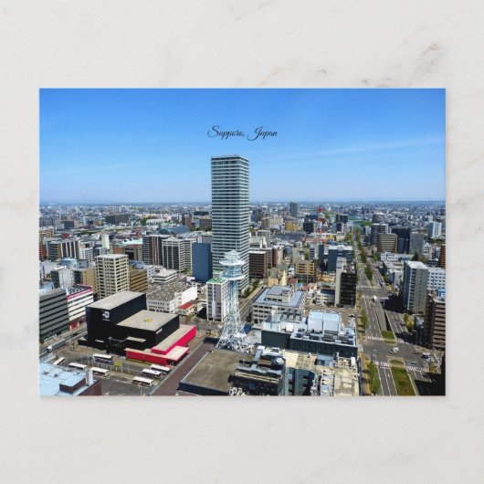 Carte Postale Sapporo, Japon (Devant)