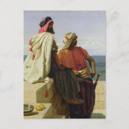 Carte Postale Saracens devant leur position, 1864 (Devant)