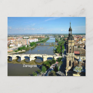 Carte Postale Saragosse, Aragon, Espagne