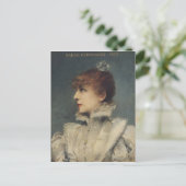 Carte Postale Sarah Bernhardt 1875 (Debout devant)