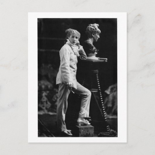 Carte Postale Sarah Bernhardt Photo Vintage - 1876 (Devant)