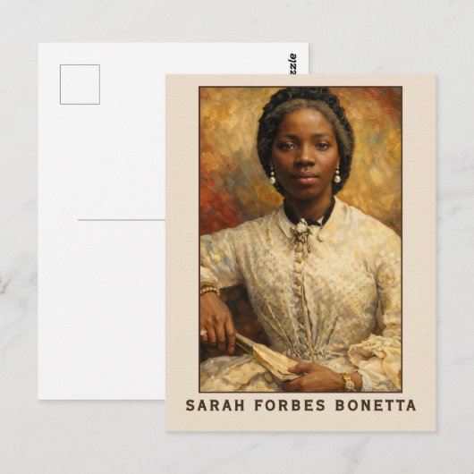 Carte Postale Sarah Forbes Bonetta Portrait Art (Devant / Derrière)