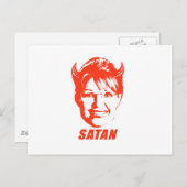 CARTE POSTALE SARAH SATAN (Devant / Derrière)