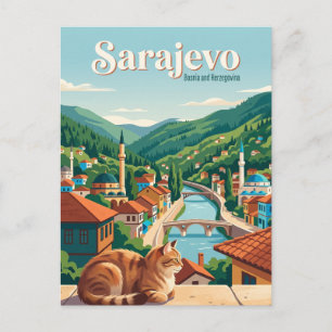 Carte Postale Sarajevo Bosnie-Herzégovine