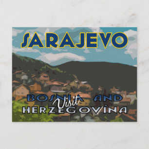 Carte Postale Sarajevo, Visite En Bosnie-Herzégovine
