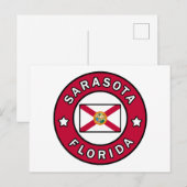 Carte Postale Sarasota Floride (Devant / Derrière)