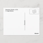 Carte Postale Sarasota, Floride, États-Unis (Dos)