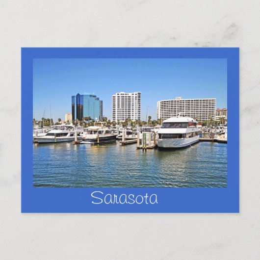 Carte Postale Sarasota, Floride, États-Unis (Devant)