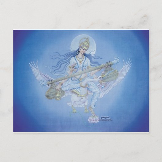 Carte Postale Saraswati (Devant)