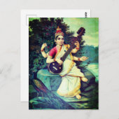 Carte Postale Saraswati (Devant / Derrière)