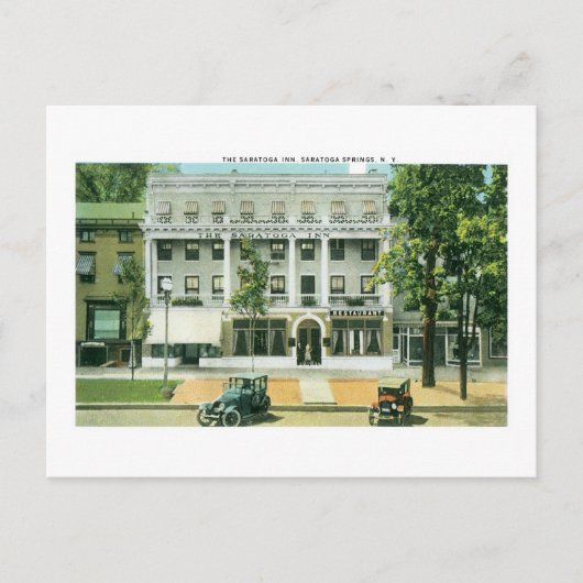 Carte Postale Saratoga Inn, Saratoga Springs, NY (Devant)