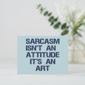 Carte Postale Sarcasme (Debout devant)
