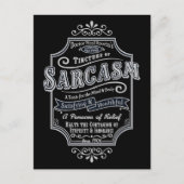 Carte Postale Sarcasme de l'ancien temps (Devant)