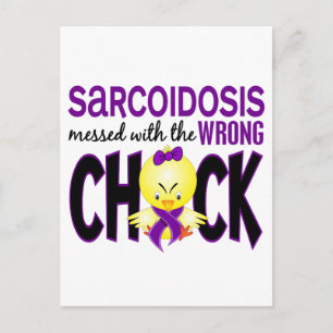 Carte Postale Sarcoïdose Empoisonnée Avec Le Mauvais Chick