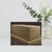 Carte Postale Sarcophage d'Abu Roach (calcaire) (voir aussi 3 (Debout devant)