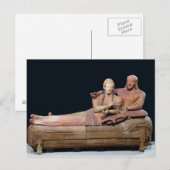 Carte Postale Sarcophage d'un couple marié, 525-500 avant J.-C. (Devant / Derrière)