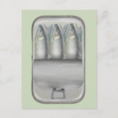 Carte Postale Sardines dans une boîte (Devant)