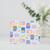 Carte Postale Sardines et citrons (Debout devant)