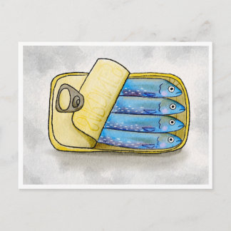Carte Postale Sardines, HEY