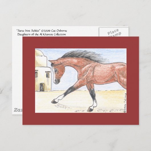 Carte Postale "Saree bint Sehkit" (Devant / Derrière)