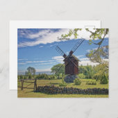 Carte Postale Saremaa, île d'Estonie, (Devant / Derrière)
