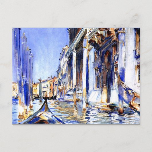 Carte Postale Sargent - Vue du Grand Canal (Devant)