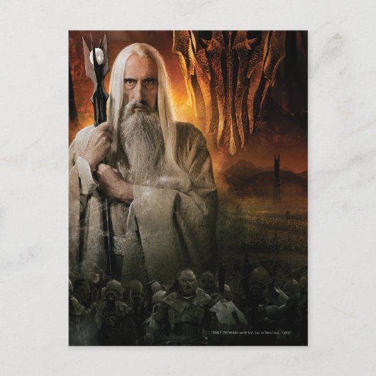 Carte Postale SARUMAN™ et les ennemis (Devant)