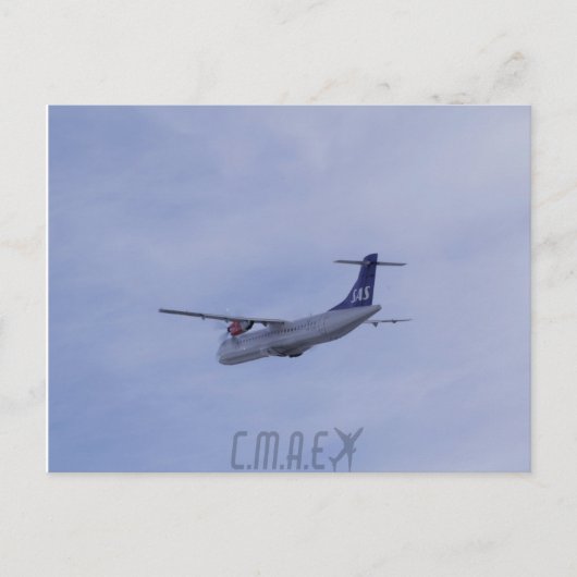 Carte postale SAS ATR-72 CMAE (Devant)