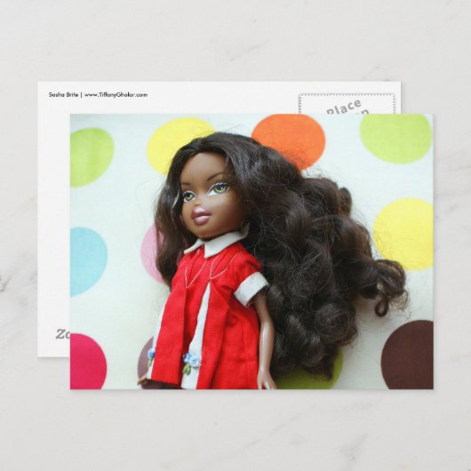 Carte Postale Sasha Brite (Devant / Derrière)