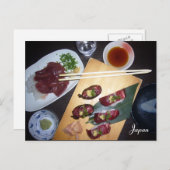 Carte Postale sashimi (Devant / Derrière)