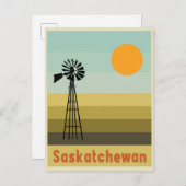 Carte Postale Saskatchewan Canada (Devant / Derrière)