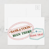 Carte Postale Saskatoon Y a-t-il fait cela? (Devant / Derrière)