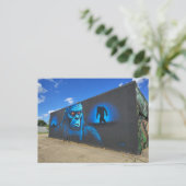 Carte Postale Sasquatch en bleu (Debout devant)