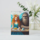 Carte Postale Sasquatch et le pique-nique des fées (Debout devant)