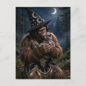 Carte Postale Sasquatch et son chaton (Devant)