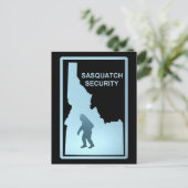 Carte Postale Sasquatch Sécurité - Idaho (Debout devant)