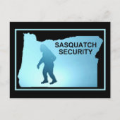 Carte Postale Sasquatch Security - Oregon (Devant)