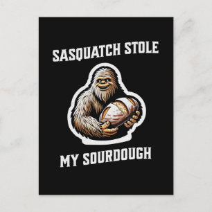 Carte Postale Sasquatch Stocke My Sourdough