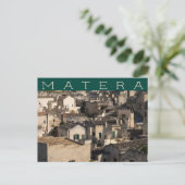 Carte Postale Sassi de Matera Basilicata Italie (Debout devant)